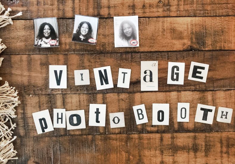 Journaling with Vintage Photobooth Photos