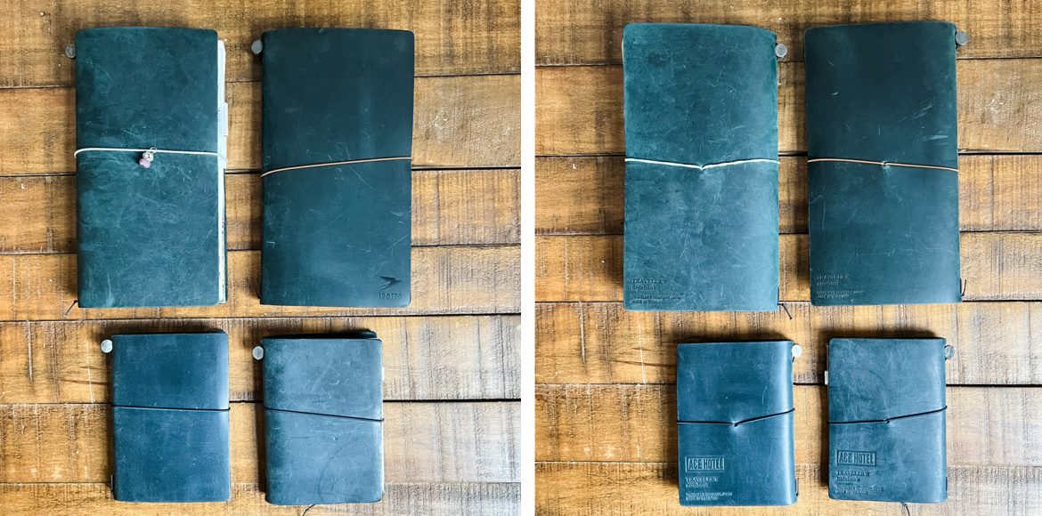 Blue Travelers Notebook Collection